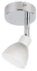 Kinkiet Roy 1x5W LED cob główka okrągła 1e z przegubem kd system biały