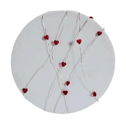 Intesi girlanda świetlna LED Serca na baterie do pokoju młodzieżowego 2,3 m