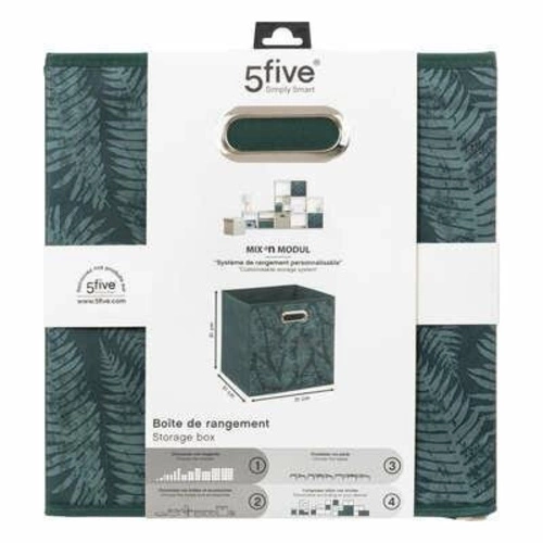 Pudełko do regału 31x31cm Herbier zielone