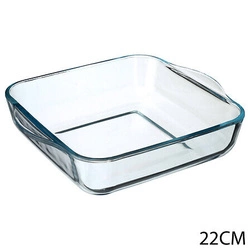 Naczynie żaroodporne 22x22 szklane