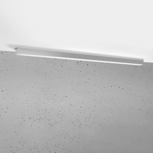 Plafon sufitowy LED Pinne 150 szary nowoczesny metalowy do kuchni i salonu Thoro