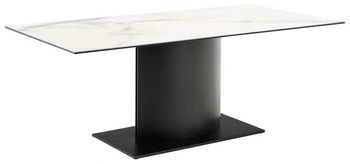Stół do jadalni Marbella 200x100 biały ceramiczny nowoczesny Actona