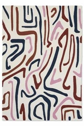 Dywan zewnętrzny Synchronic Orchid Brazilian Rosewood Origami 140x200cm