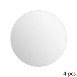 Zestaw 4 luster samoprzylepnych okrągłych
