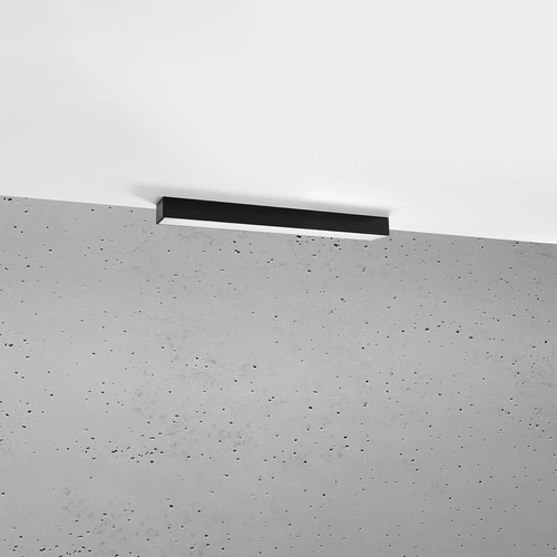 Plafon sufitowy LED PINNE 67 czarny nowoczesny metalowy do kuchni i salonu Thoro