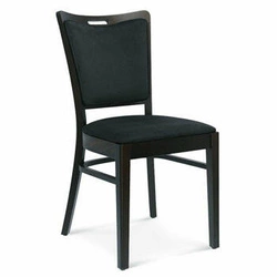 Krzesło tapicerowane Fameg Comfy do jadalni i salonu z drewna bukowego personalizowane