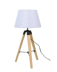Lampa stołowa Lugano 1x60W E27 beżowy + abażur o tym samym indeksie