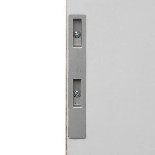 Lustro wiszące Firsty na drzwi 34x94cm białe