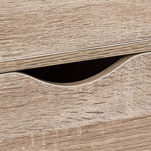 Komoda wysoka z szufladami Kali 100 cm skandynawska do sypialni i salonu naturalna