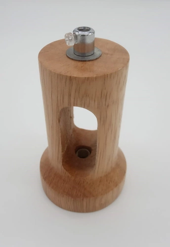 Lampa sufitowa Nordic Woody biała drewniana 35 cm regulowana do salonu nad stół