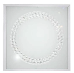 Plafon Lux 29x29 16W LED 6500K biały duży ring