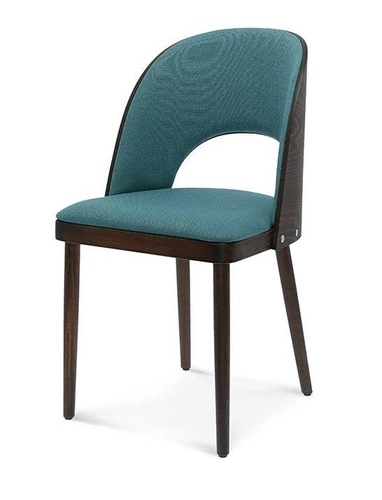 Krzesło tapicerowane Fameg Amada muszelka do jadalni nowoczesne z personalizacją buk premium