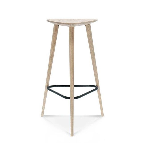 Hoker drewniany bez oparcia Finn Fameg personalizowany 78 cm do kuchni i jadalni nowoczesny