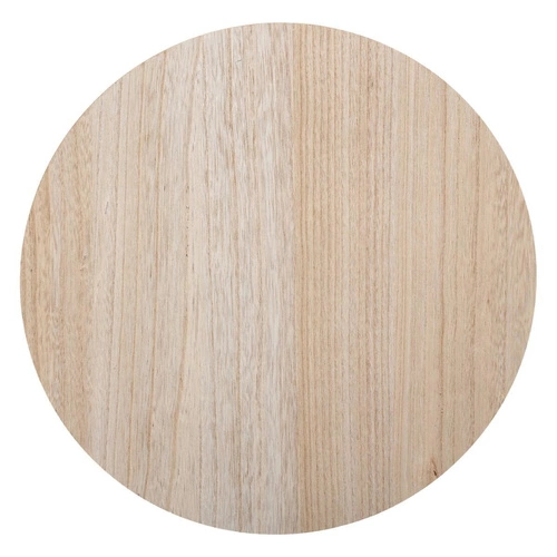 Stolik kawowy okrągły Kumi 41 cm do salonu skandynawski naturalny złoty Atmosphera