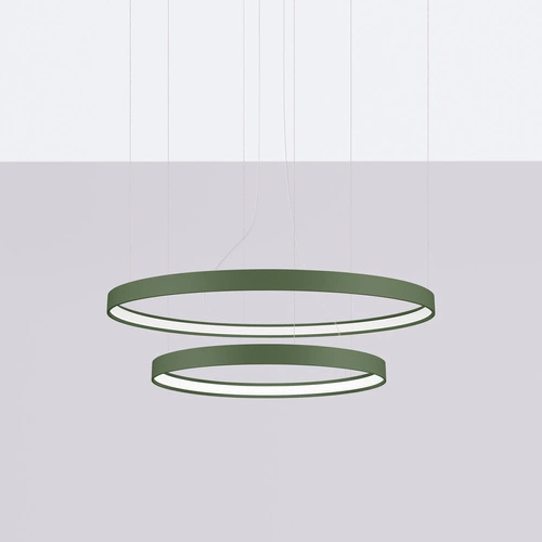 Żyrandol RIO 2 55/78 zielona oliwka LED 3000K