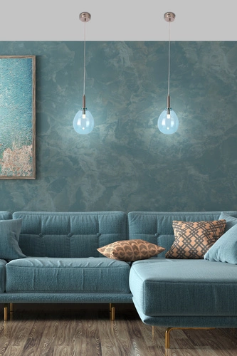 Lampa Wisząca Lukka Niebieski