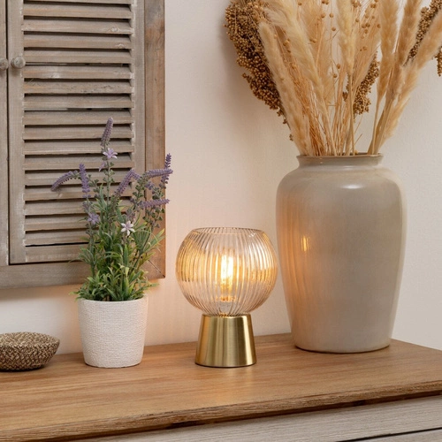 Lampka Laye złoto/ szkło