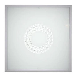 Plafon Lux 29x29 16W LED 6500K satyna mały ring