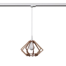 Lampa wisząca POMPELMO naturalne drewno E27 4000K 7,5W 690lm #W