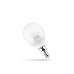 Żarówka LED E14 7,5W ciepła biała 3000K do lampki nocnej Sollux nowoczesna szklana