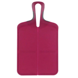Deska kuchenna elastyczna plastikowa Intesi bordowa do krojenia warzyw i owoców zmywarka