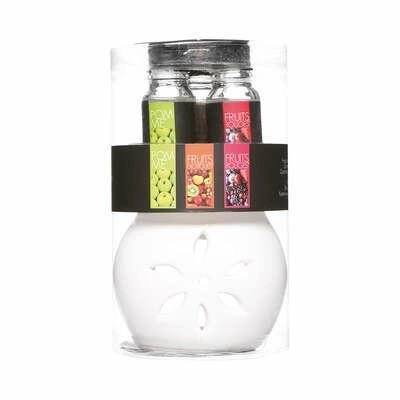 Kominek na olejki + owocowe 3 olejki