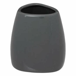 Kubek na szczoteczki do zębów ceramiczny szary Colors nowoczesny do łazienki 5five
