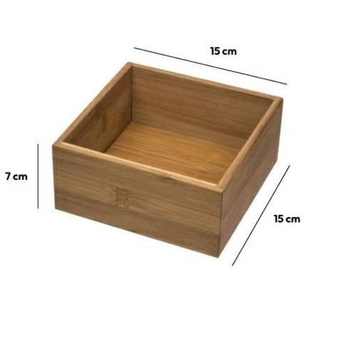 Organizer bambusowy 15x15x7cm