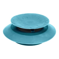 Korek do zlewu silikonowy niebieski