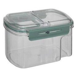 Pudełko hermetyczne Neo zielone proste    1,5L