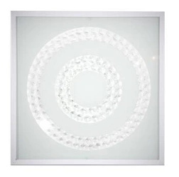 Plafon Lux 29x29 16W LED 4000K biały podwójny ring