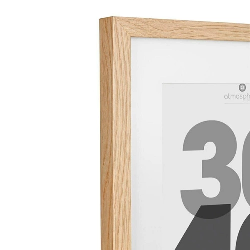 Drewniana ramka na zdjęcia Eva Atmosphera 30x40 cm skandynawska na ścianę lub biurko