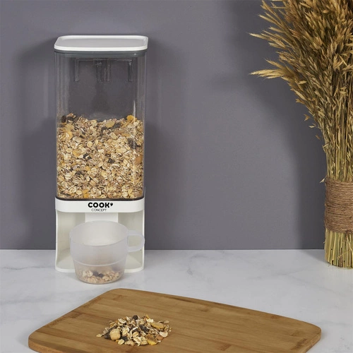 Dozownik na produkty sypkie z miseczką 1,5L