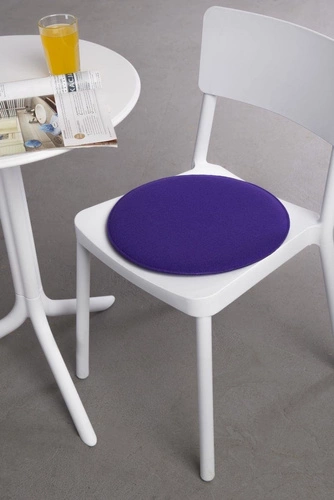 Poduszka na krzesło fioletowa