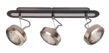 Lampa sufitowa Earth listwa 3x9W GX53 energo satyna/wenge