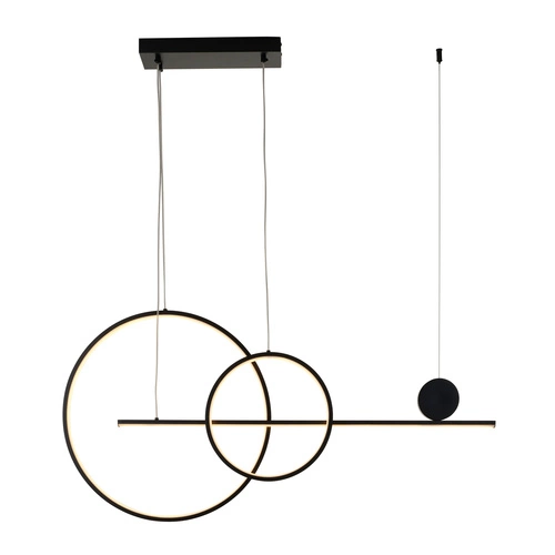 Lampa wisząca NEW AGE LED czarna 120 cm OUTLET