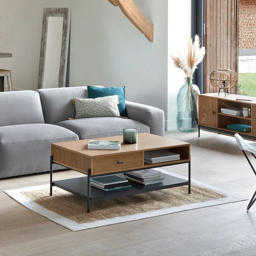 Dywan boho Maguire 170x120 naturalny/biały z juty i bawełny do salonu łatwy w czyszczeniu Atmosphera