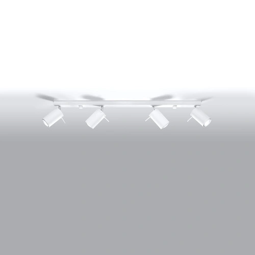 Plafon sufitowy RING 4L biały nowoczesny metalowy do salonu kuchni i sypialni SOLLUX