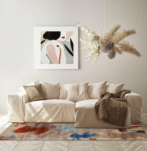 Dywan nowoczesny do salonu i sypialni Orchidea Autumn 160x230 ręcznie tkany Carpet Decor