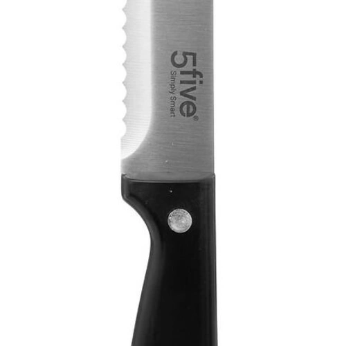 Nóż do chleba Essentiel Black 20 cm stal nierdzewna srebrny 5five simply smart