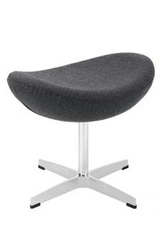 Podnóżek Jajo kaszmir inspirowany Egg szary ciemny 41