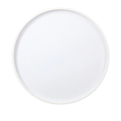 Plafon sufitowy LED Texas 34 cm biały szklany nowoczesny do salonu i kuchni CANDELLUX