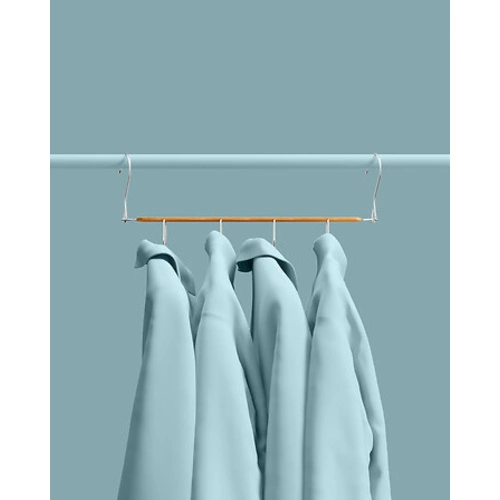 5five drewniany wieszak do szafy na 4 koszule lub spodnie pionowy