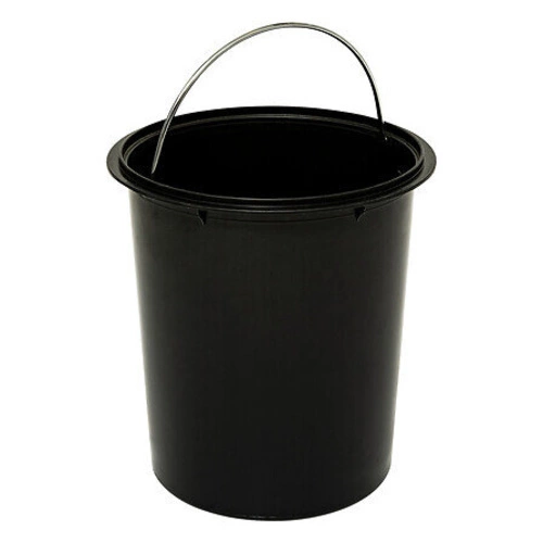 Kosz na śmieci do łazienki i kuchni Onyx 5l czarny metalowy z pedałem 5five