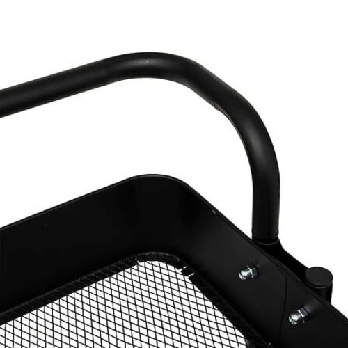 5five simply smart Black Edition metalowy wózek 3-poziomowy na kółkach do kuchni i łazienki