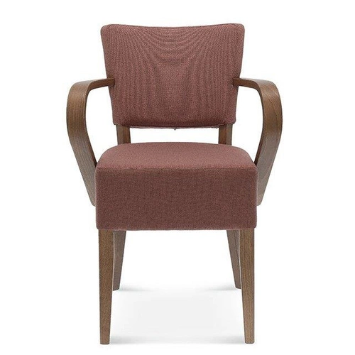 Krzesło do jadalni tapicerowane z podłokietnikami Fameg Tulip.2 buk personalizowane nowoczesne