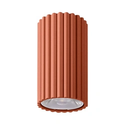 Plafon sufitowy LED IVAR ochra minimalistyczny do salonu i kuchni