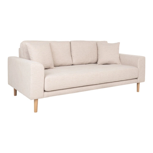 Sofa Lido 2,5 piaskowa/ nogi naturalne