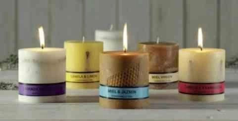 Świeca Asturias 8cm.  Jasmine-Honey