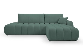 Narożnik Hobro z funkcją spania prawy     zielony Lambi 15